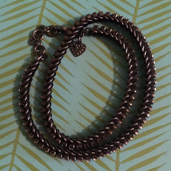 Stella and Dot Double Wrap Rhinestone Bracelet - Picture 2 of 4